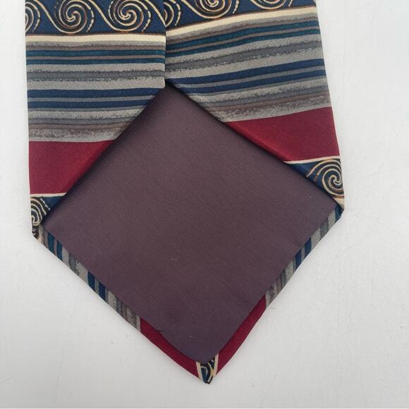 CHRISTIAN DIOR Tie Cravate Vintage Silk Blend Tie Luxury Designer Business Suit - Picture 9 of 10
